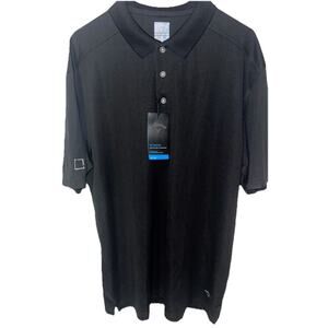 Callaway Black Opti Dri Fit Golf Casual Mens Short Sleeve Polo Shirt Sz XL NWT